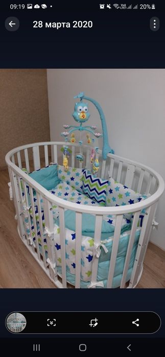 Детская кровать манеж