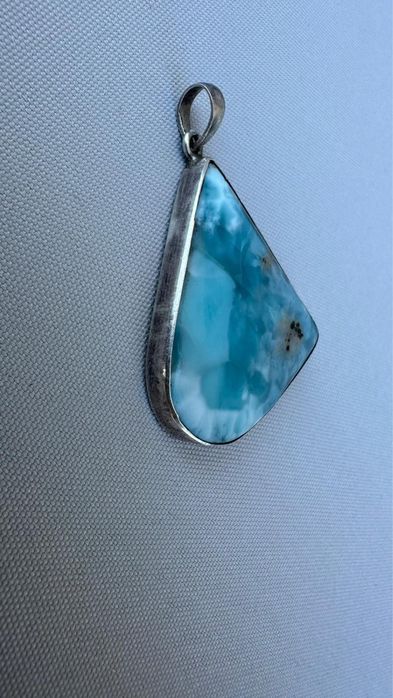 Pandantiv argint si larimar