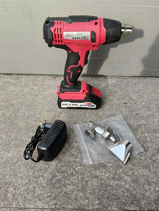 R20 Пистолет акум. за горещ въздух 1x2Ah/Пистолет за боя