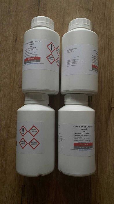 Clorură de calciu (CaCl₂), anhidră — 4 kg