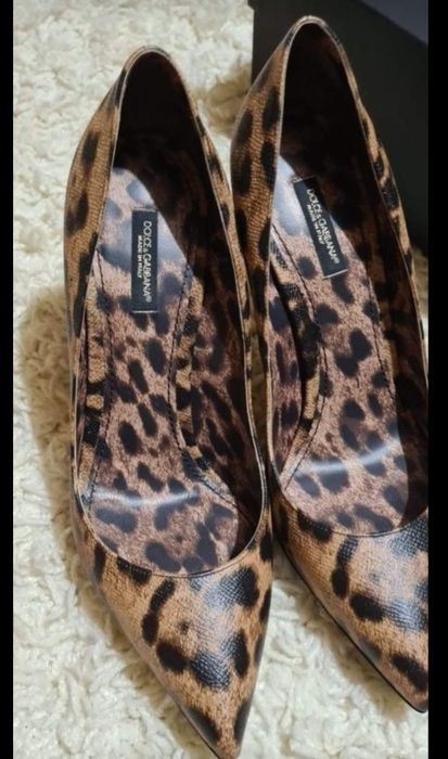 Pantofi dama animal print/leopard-print Dolce Gabbana