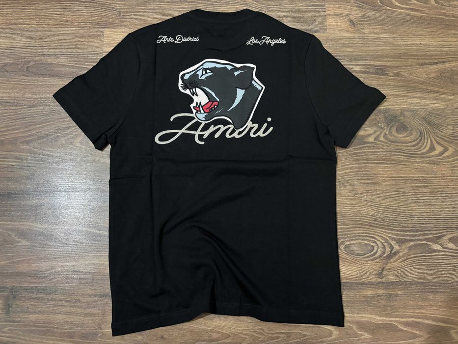 Нов Модел Мъжка тениска Amiri с Бродерия Regular Fit - S M L XL 2XL