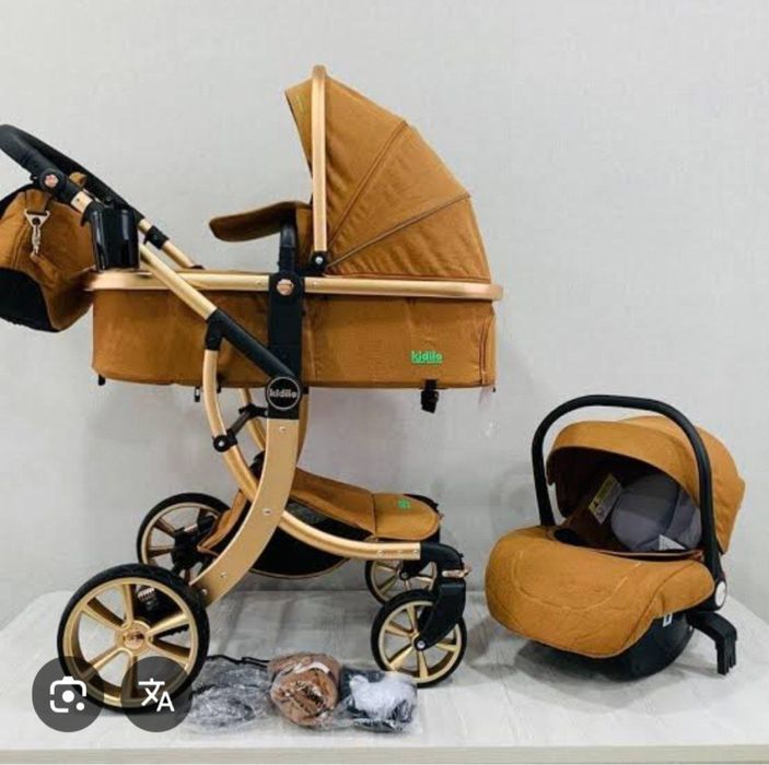 Коляска 3 в 1 Kidilo G600+C — Стиль и Комфорт