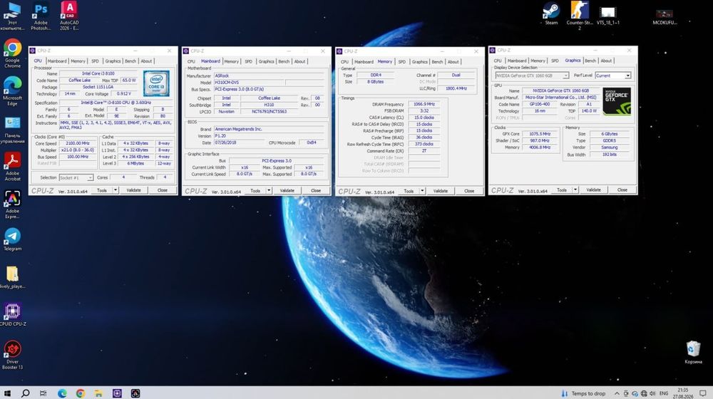 kompyuter keys GTX 1060 6GB