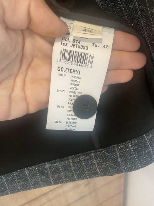 Mason’s сако – италианско, в тъмносив цвят с фини райета