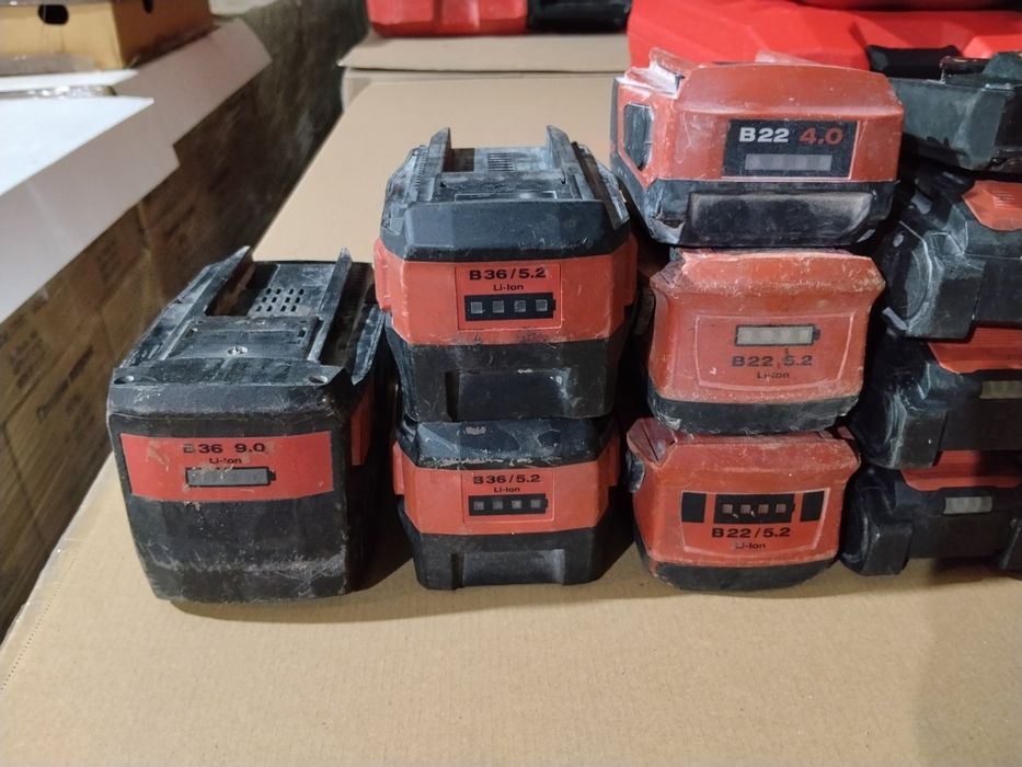 Hilti батерии и зарядни