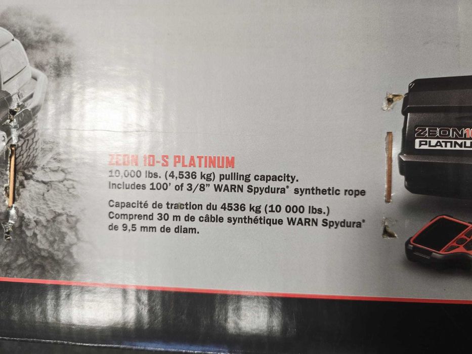 troliu auto profesional WARN ZEON 10-S PLATINUM