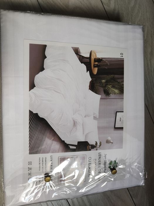 Lenjerie pat, dublă nouă