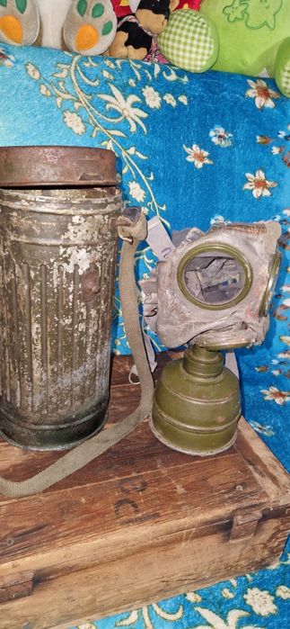 Mască gaze românească M39B ww2 in starea din imagine!