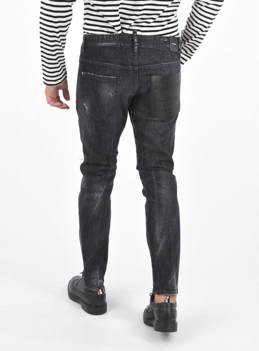 Dsquared 2-Skater Jeans with Jewel Applications