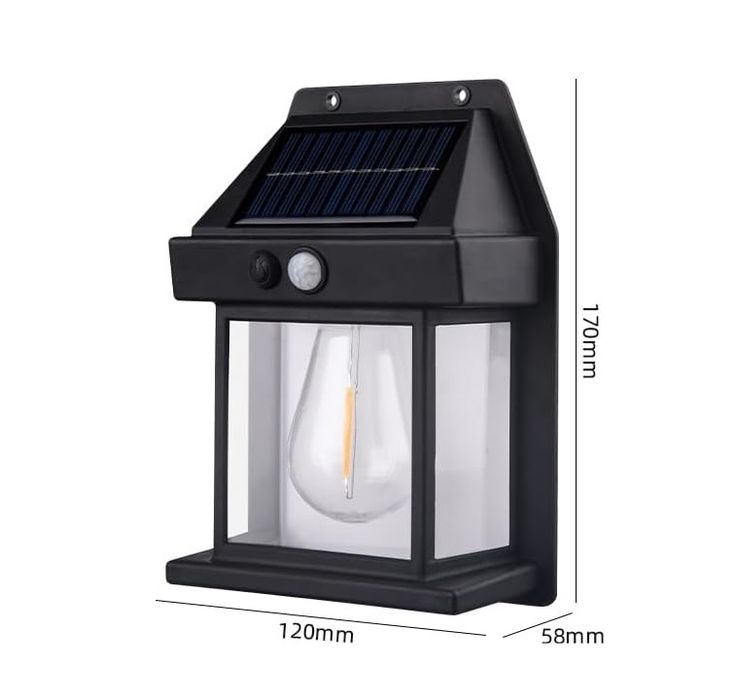 Декоративна сензорна соларна лампа с крушка