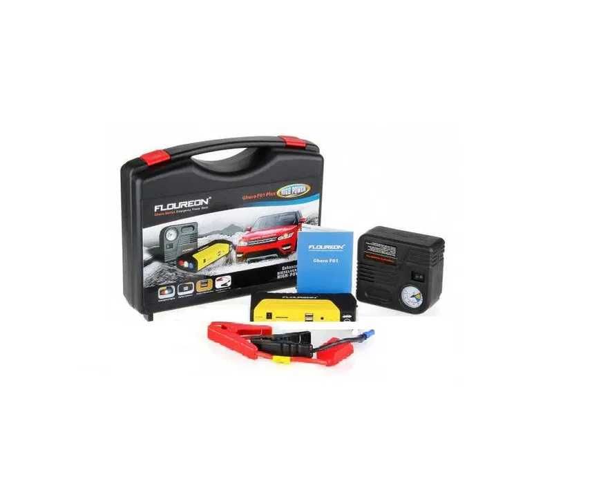 Robot pornire auto portabil cu acumulator 68800 mAh + compresor auto