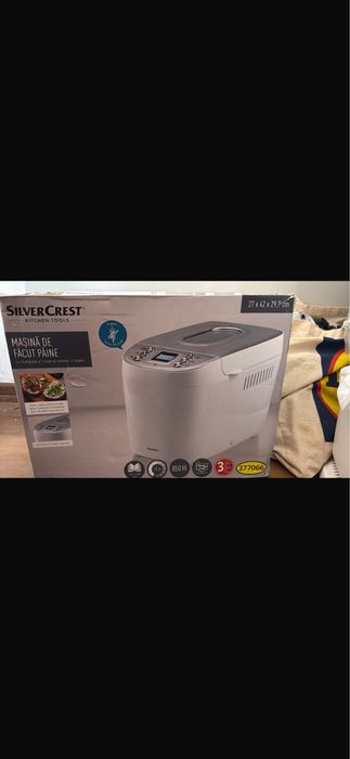 Mașină de făcut pâine SilverCrest SBB 850 – 850W, 16 programe, nouă