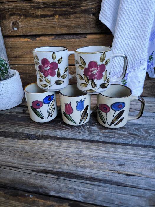 Чаши за чай ръчно рисувани