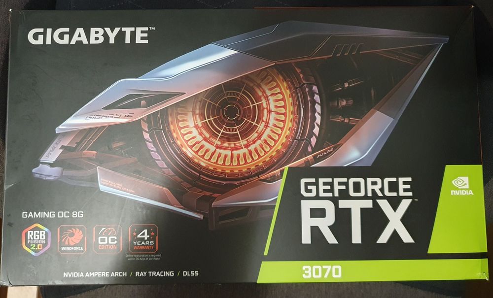 RTX 3070 Gigabyte gaming oc