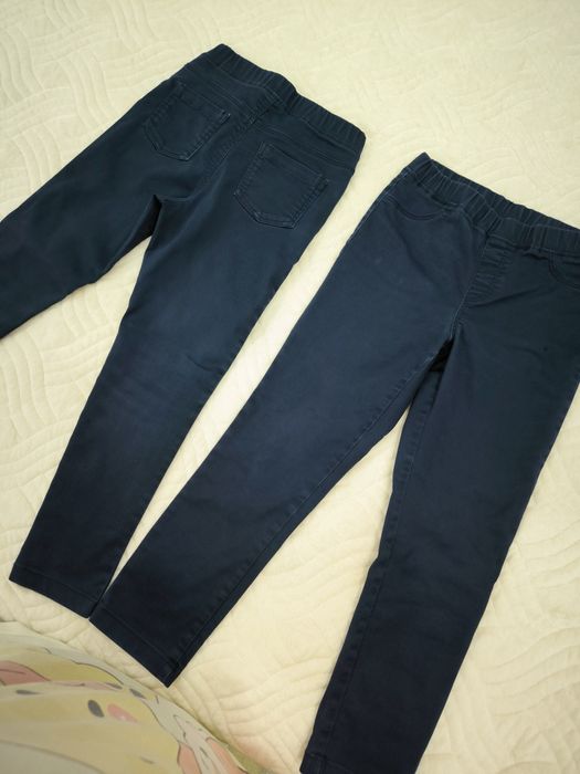 Брюки школьные синие на девочку