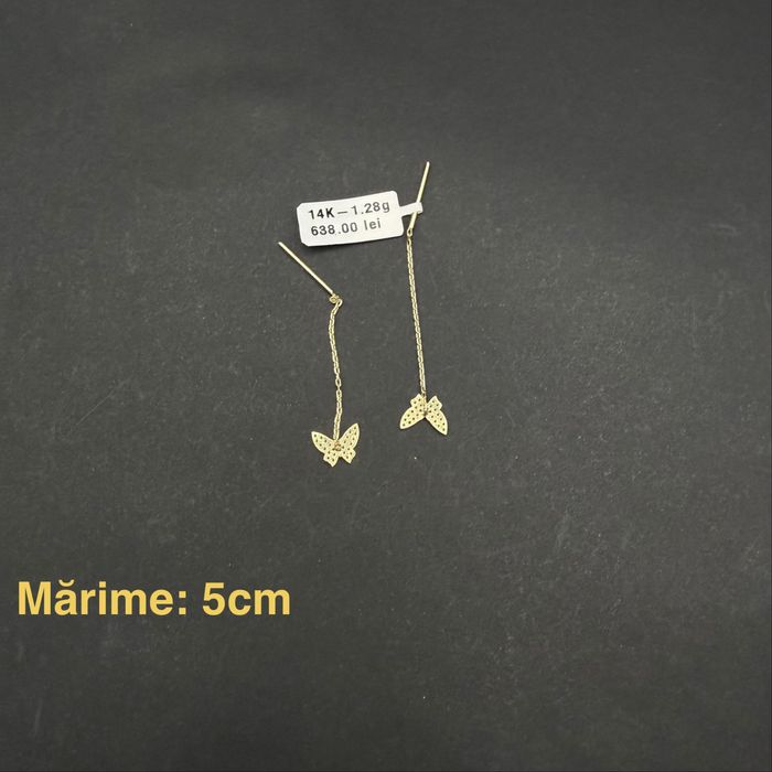 Cercei Aur 14K 1.28gr