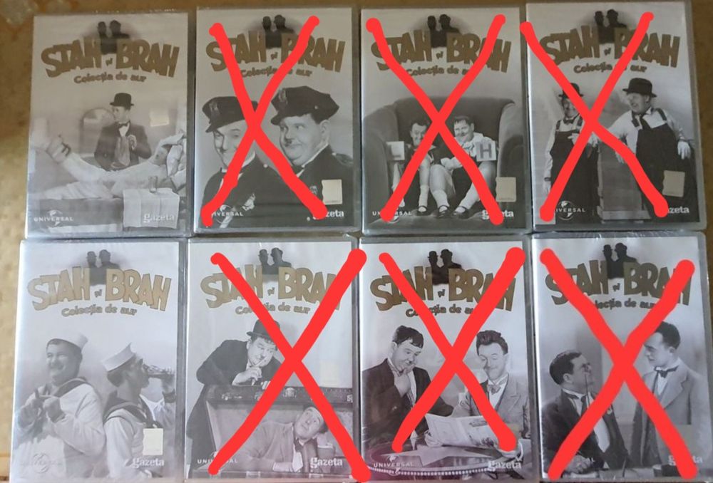 Dvd Stan si Bran nr 1 si nr 5. Colectia de aur