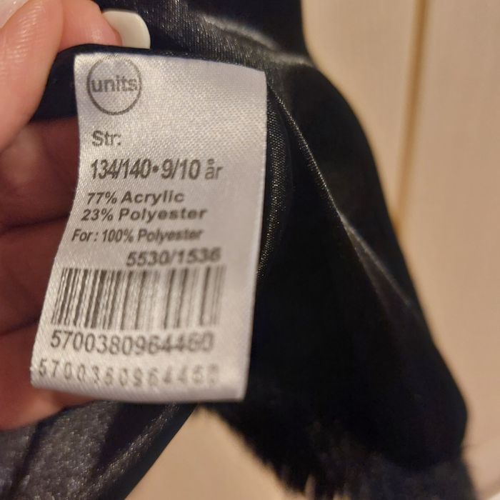 Vestă de blană pentru 8-10 ani