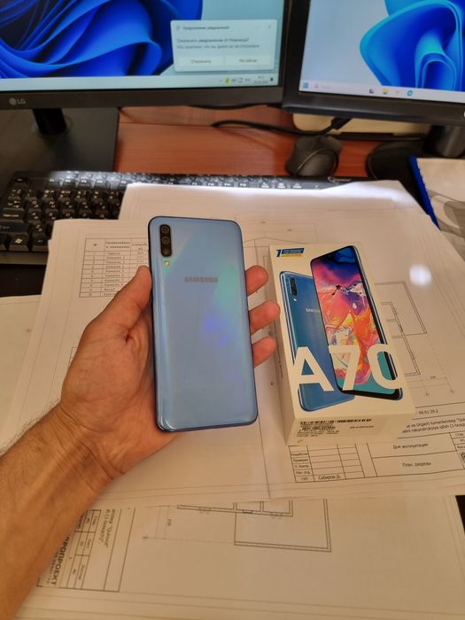 Samsung A70 128gb iwlawi zur aybi yuq tozza telefon