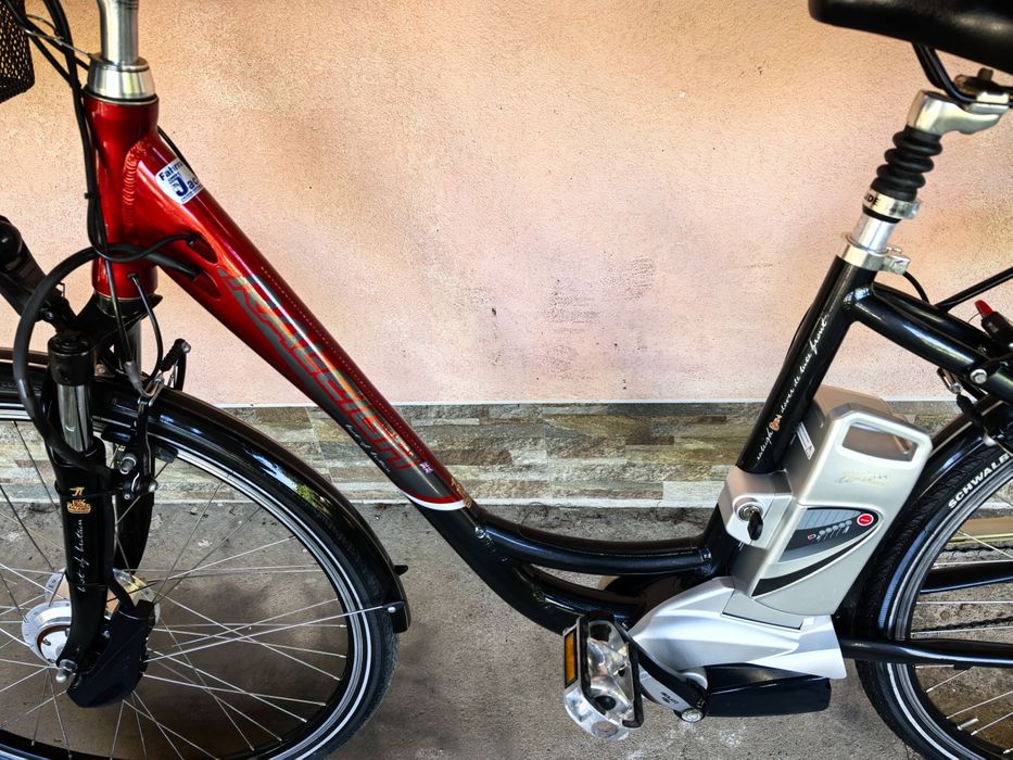 КАТО НОВ!! RALEIGH  Електрически Велосипед Колело 28 ЦОЛА