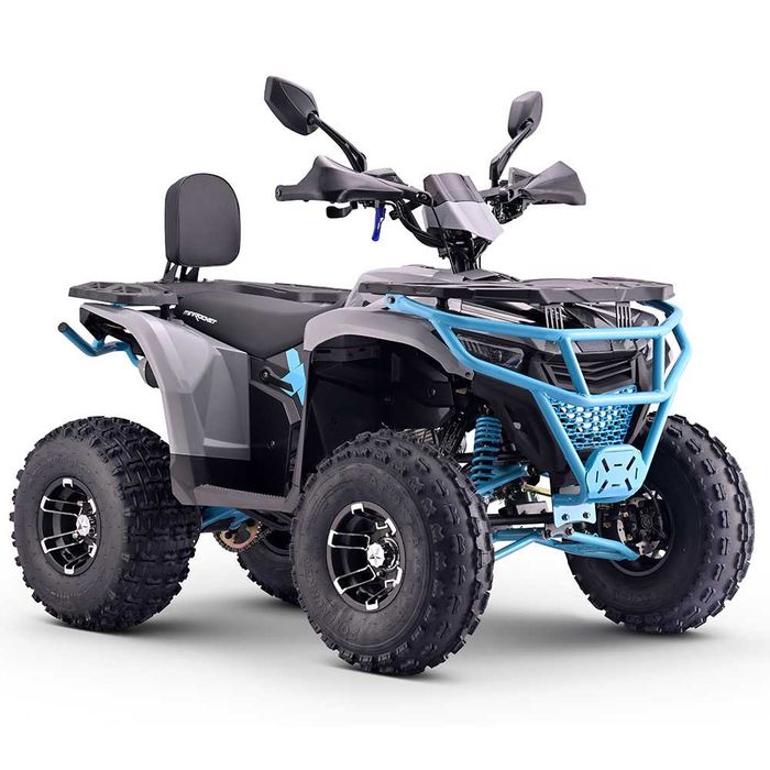 Atv 125cc MNR Troodon Deluxe 8" semi-automat 4T benzina gri/albastru