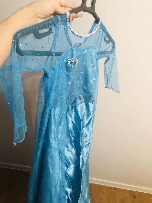 платье Эльзы для девочки 6-7-8-9лет