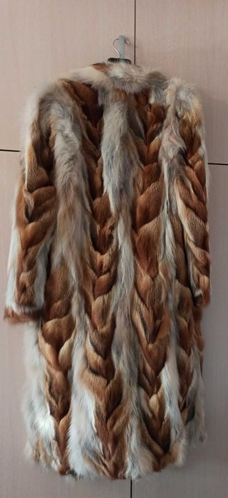 Палто от натурална кожа северен песец