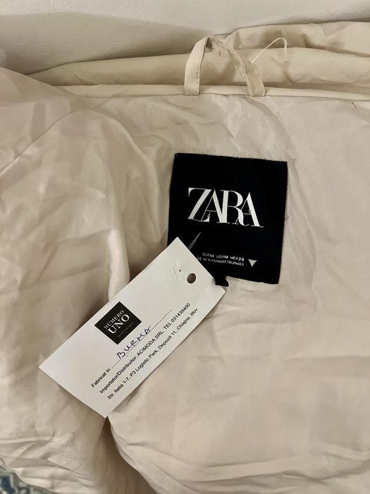 Geaca Zara extralunga, impermeabila, termica