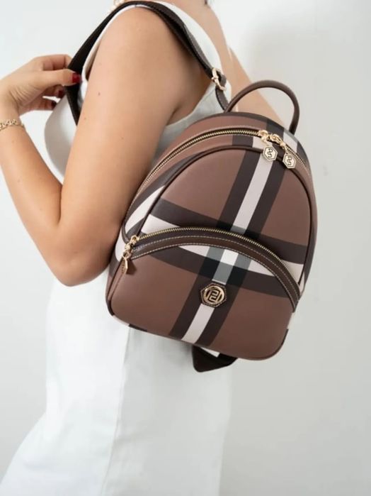 кафява стилна раница SilverPolo Нова!!! с етикет