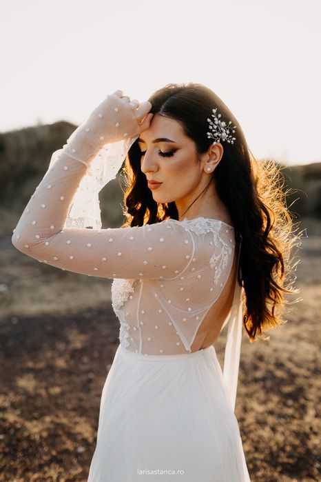 Rochie mireasă mătase Divine atelier