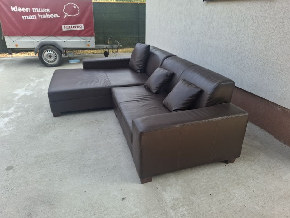 Canapea piele din 2 bucati