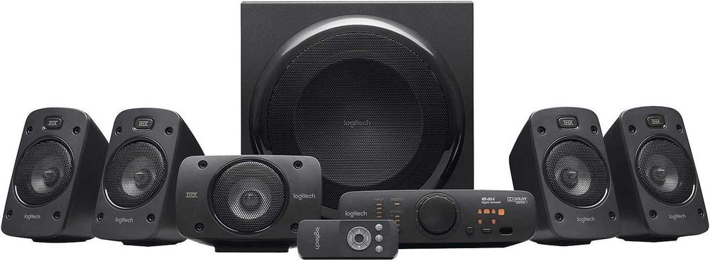 Нова Домашна Аудио Система Компютърни Тонколони Logitech - Z906, 5.1, 2 години Гаранция