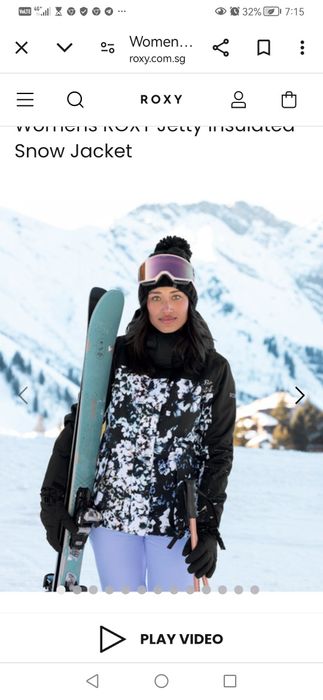 Jachetă de snowboard pentru femei ROXY Jetty Block 2021 true black bla