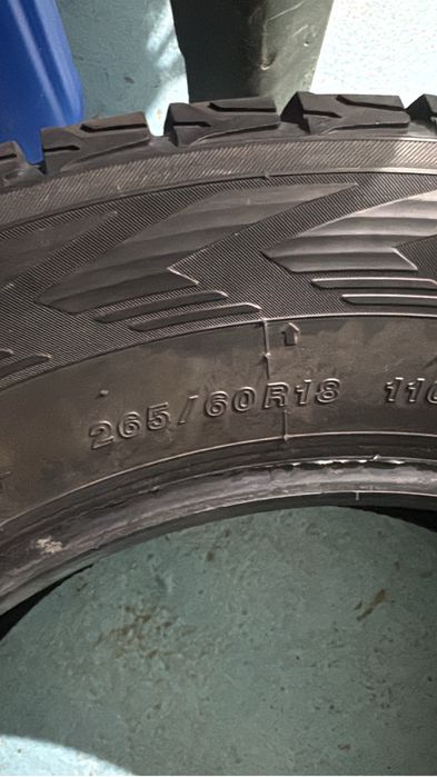 Продается шины Иокохама 265/60/18