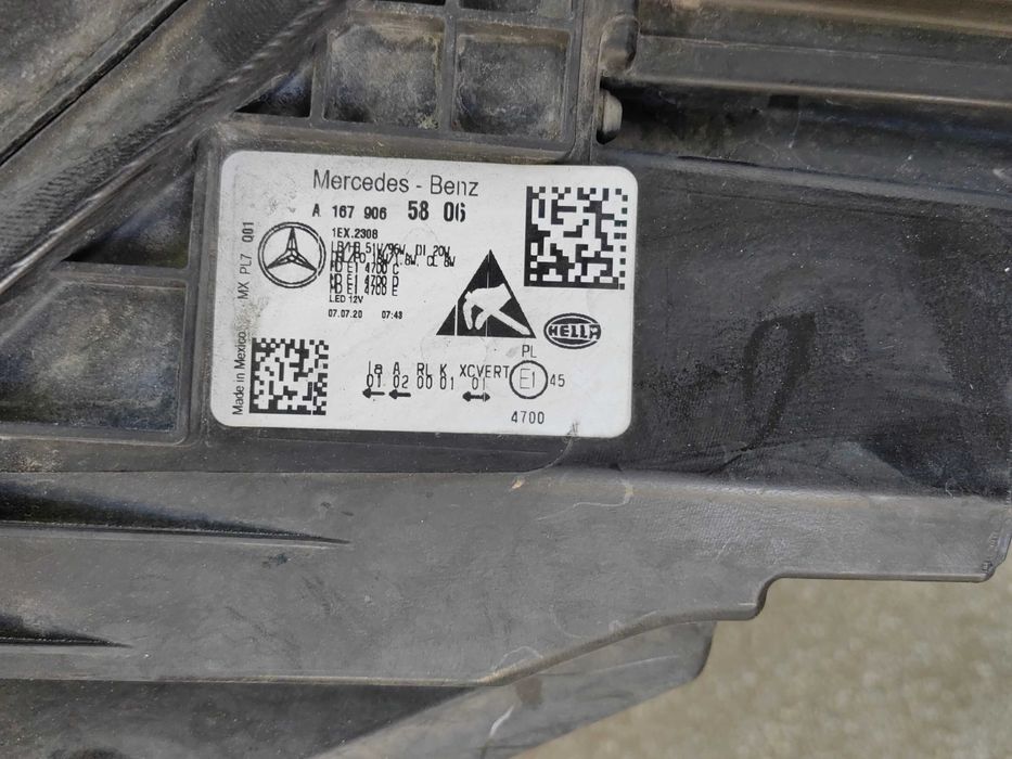 Фар Mercedes GLE W167 MULTIBEAM LED десен/Фар Mercedes W167 Оригинален