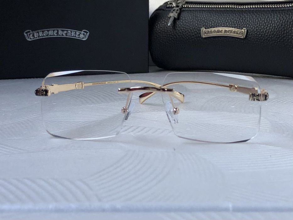 Очила за компютър Диоптрични рамки прозрачни слънчеви chrome hearts