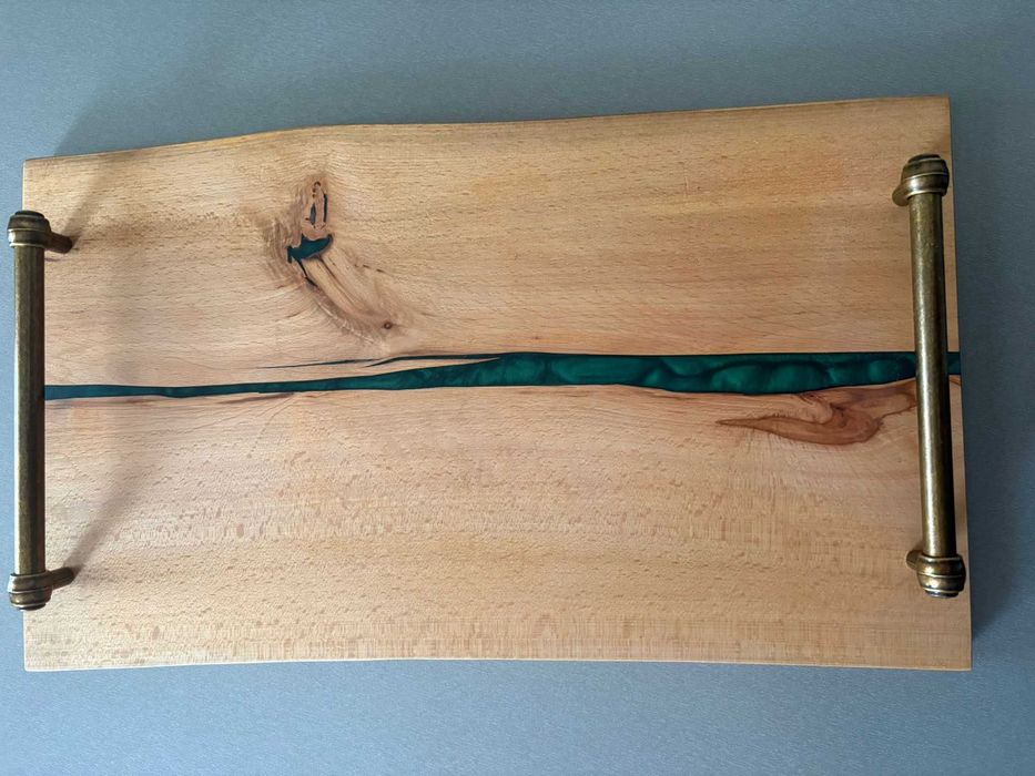 Platou pentru servit din lemn de fag