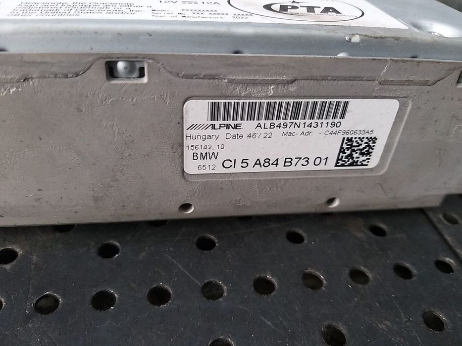 Unitate mmi bmw seria 1 f40 15614210 2022dp3911 6512ci5a84b7301