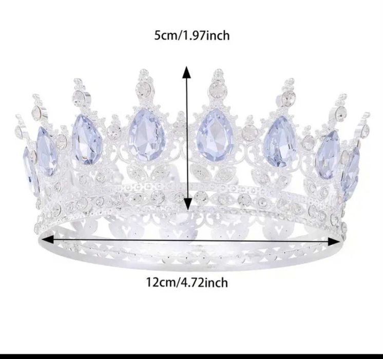 Метална корона за партита и Tik Tok