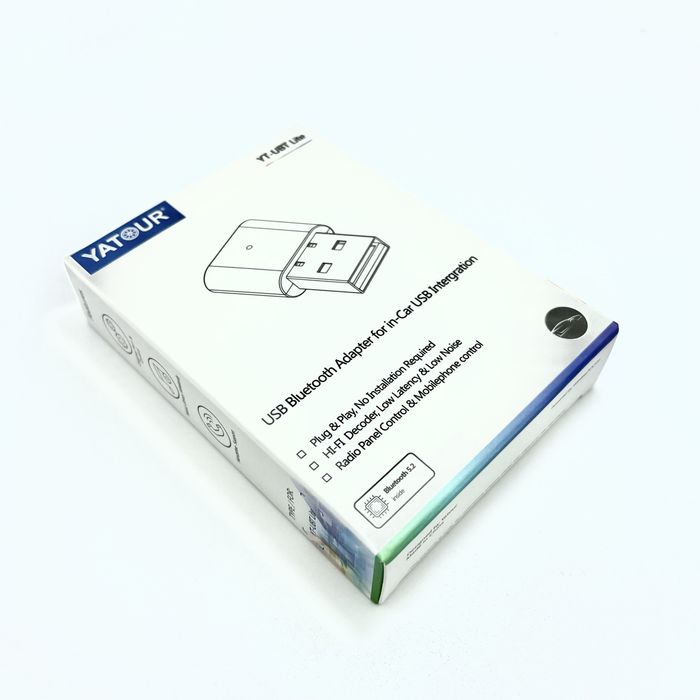 Receptor bluetooth 5.2  audio USB Yatour UBT Auto Universal 5V Negru