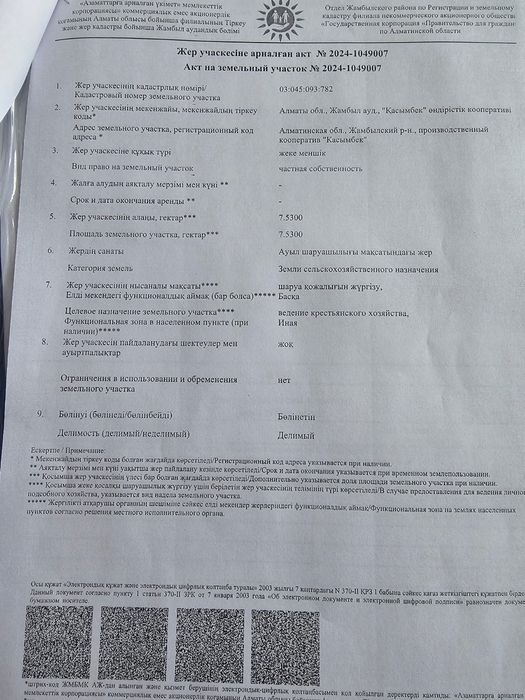 Продам земельный участок.