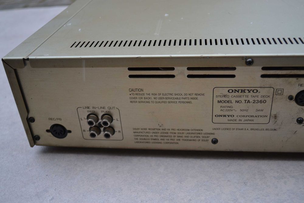 Deck Onkyo Integra TA 2360