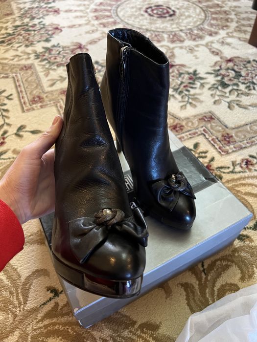 Пол сапоги элегантные MariaMoro 39 размер кожаные