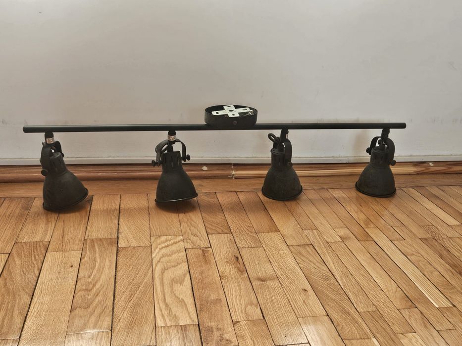 Lampa neagra studio/ plafon