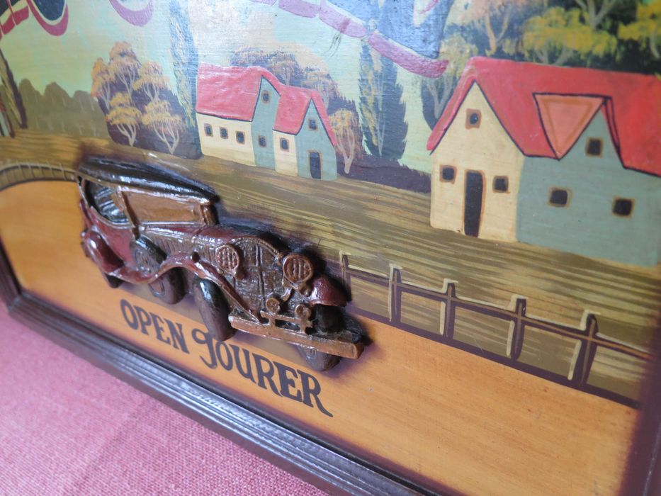 Стара табела , релефно пано
картина Car Rental