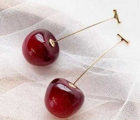 дамски обеци черешки