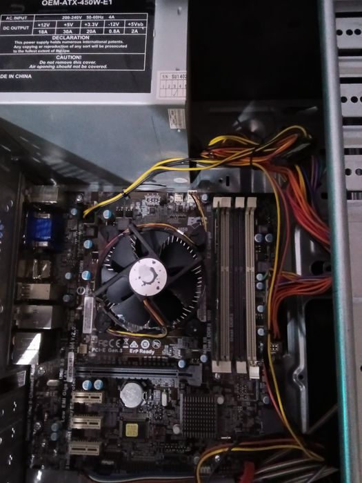 i5 4570 4 yadroli kompyuter keysi ozu 4gb HDD 250 blok pitaniya 450 w