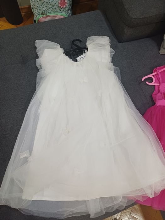 Рокля за момиче в розово + подарък