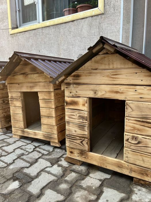 Будки для собак деревянные